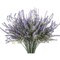 Artificial Lavender 4-Piece Bundle – Lifelike Faux Silk Plants for Crafting or Home Decor – Great for Pairing With Other Fake/Dried Flowers like Purple Roses to Create Wedding Bouquets